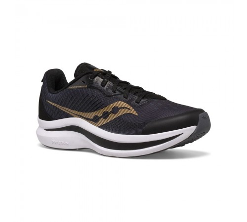 8rj Saucony SK266073 Endorphin Kds - black/gold